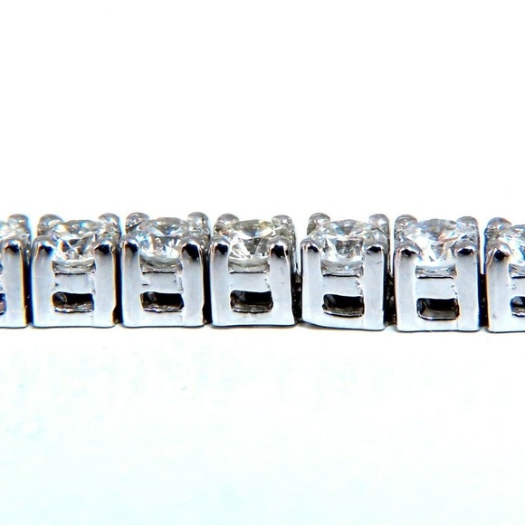 7.02Ct Round Pear Cut Lab Grown Diamond Women Bracelet  7.02ct Natural Diamonds Tennis Bracelet 18 Karat